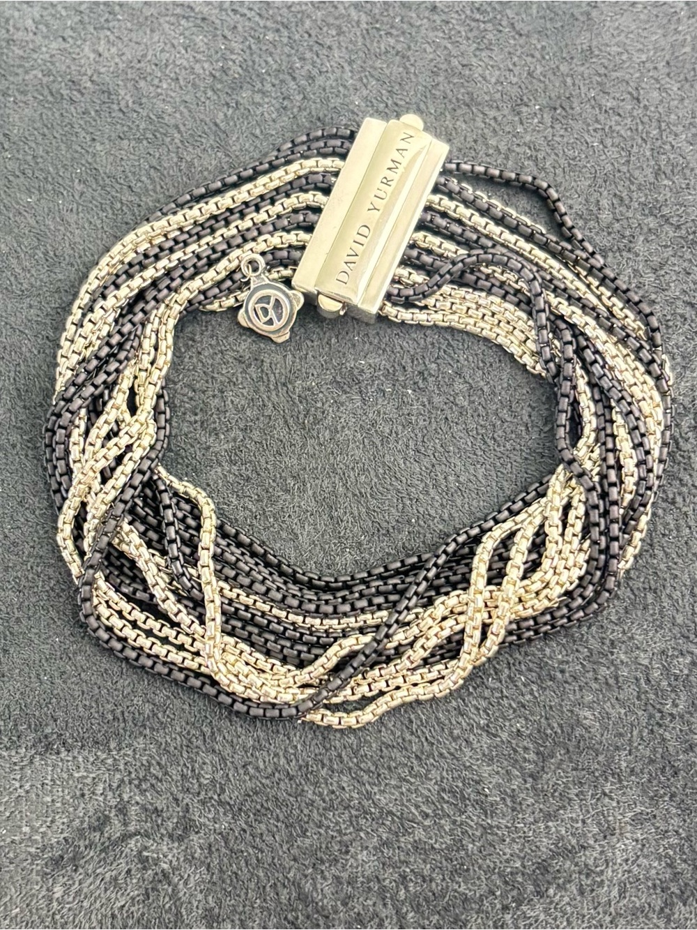David Yurman Multi-Strand Box Chain Bracelet 6.5-7"